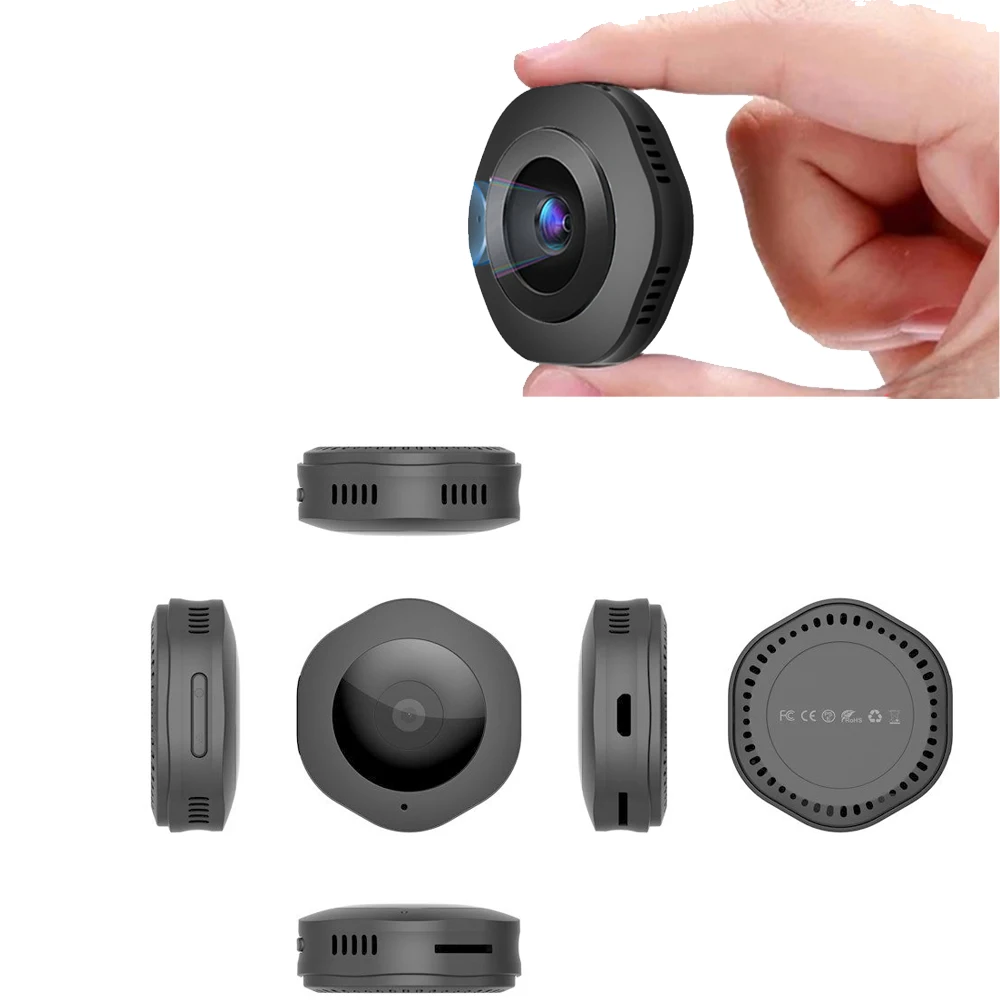 Мини-камера HD 1080 P, WiFi, смарт-камера с ночным видением, детектор движения, голосовое видео-регистратор, безопасность, hd Беспроводная маленькая камера, скрытая TF