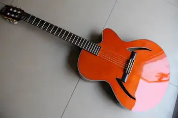 

Free Shipping New China Guitar Classic Guitar Best Quality In Orange 120101