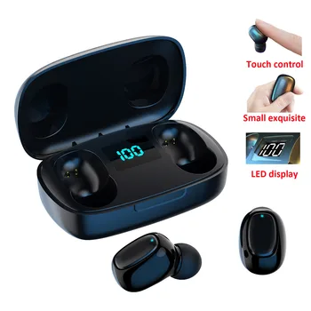 

Tws Touch Bluetooth Earphones Wireless Earbuds Sports Handsfree Binaural Talk Earphone Headset with Charging Box for Smart Phone
