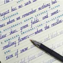 Italian Italic English Copybook Writing English Calligraphy copybook for Adult Children Exercises Calligraphy Book libros the death on the nile english version new hot selling fiction book for adult libros
