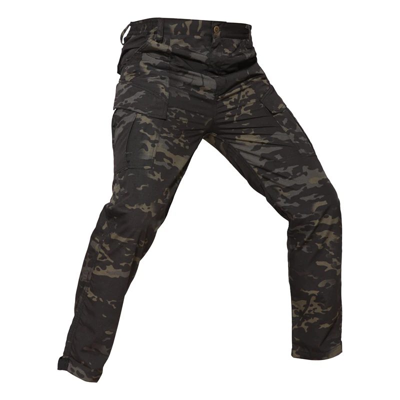 black ripstop cargo pants