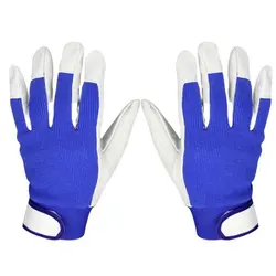 2Pcs Mechanical Work Welding Faux Leather Anti-static Non-slip Car Repair Gloves Mechanic Gloves Leather Work Gloves Mechanic