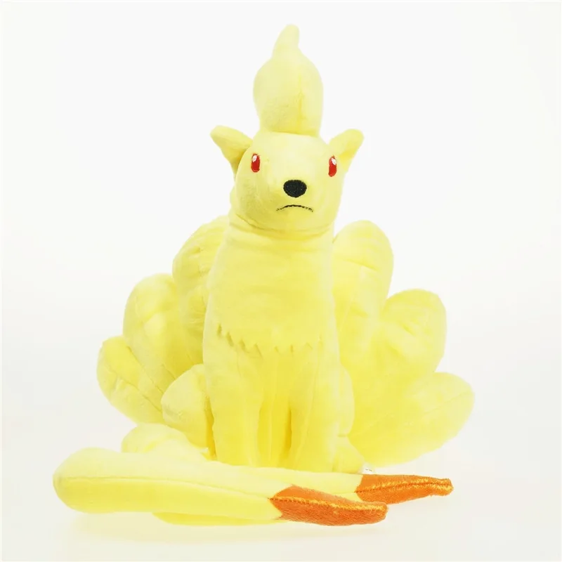 25/30 см Плюшевые Ninetales Vulpix Эволюция мягкие желтая кофта с изображением куклы, красивая позитивной энергией, хорошее качество, подарок на год для детей
