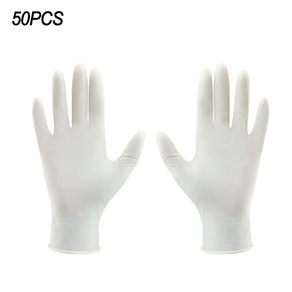 

50 Pair AA level Disposable Latex Gloves Electronic Factory Laboratory Gloves Disposable Working Gloves Disposable Latex Gloves