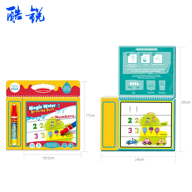 

Magic Water Painting Board Water Drawing Book Children Environmentally Friendly Graffiti Water Album of Painting Water Explicit