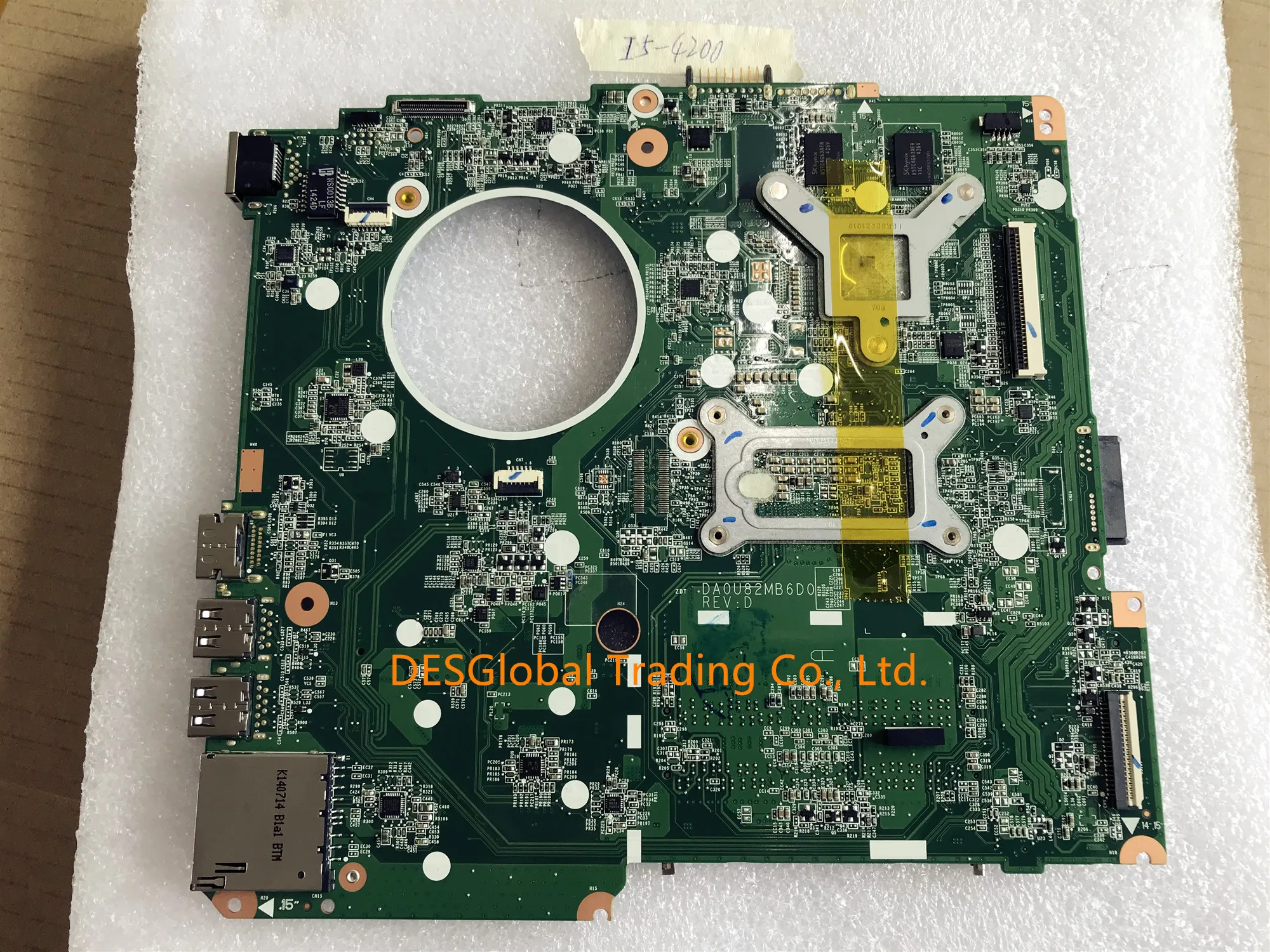 buy  756195-501 757161-501 U82 For Pavilion 14 14-N Laptop Motherboard DA0U82MB6D0 REV:D Mainboard i5-42