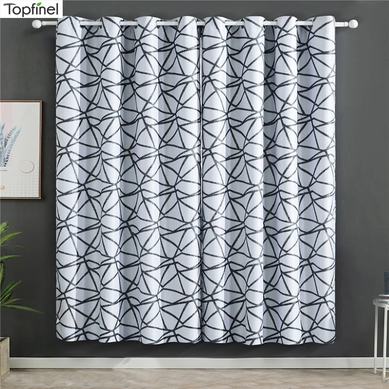 Topfinel новинки тюль с рисунками ледяными трещинами термоизоляционные Занавески
