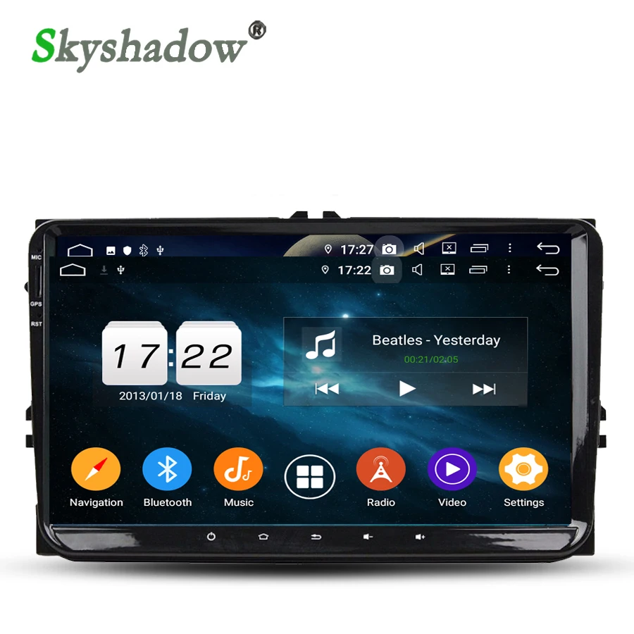 DSP Android 9 0 4 Гб 32 ПЗУ 8 ядер &quotАвтомобильный Радио dvd-плеер gps карта wifi Bluetooth 2 руль для