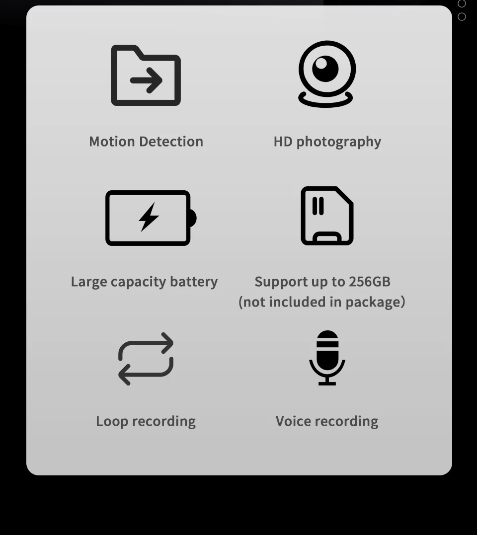 Close-up of Z86 camera body design