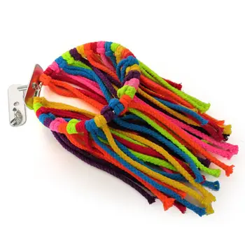 

Colorful Swing Ropes Pet Bird Parrot Hanging Toy Natural Cotton Parakeet Playing
