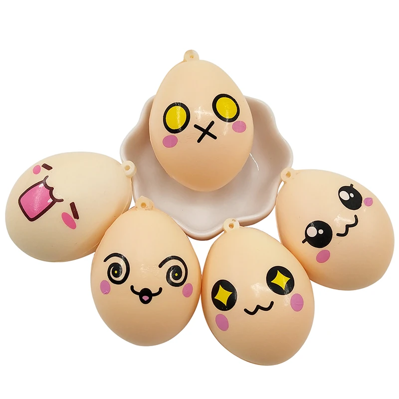 Новинка хит продаж маленькие сжимаемые игрушки мягкие пищевые яйца Kawaii