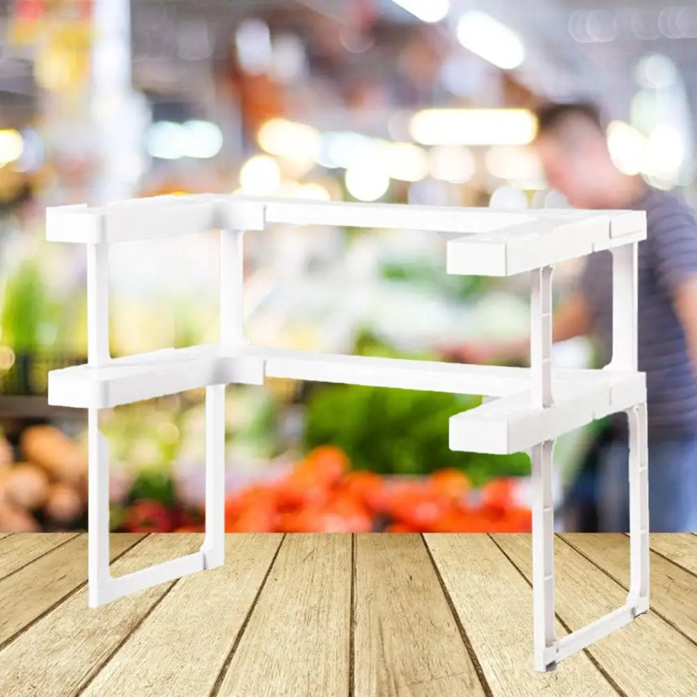 Kitchen Storage Rack Adjustable Seasoning Organizer Multi-Function Canned Desktop Storage Holder Kitchen storage tool