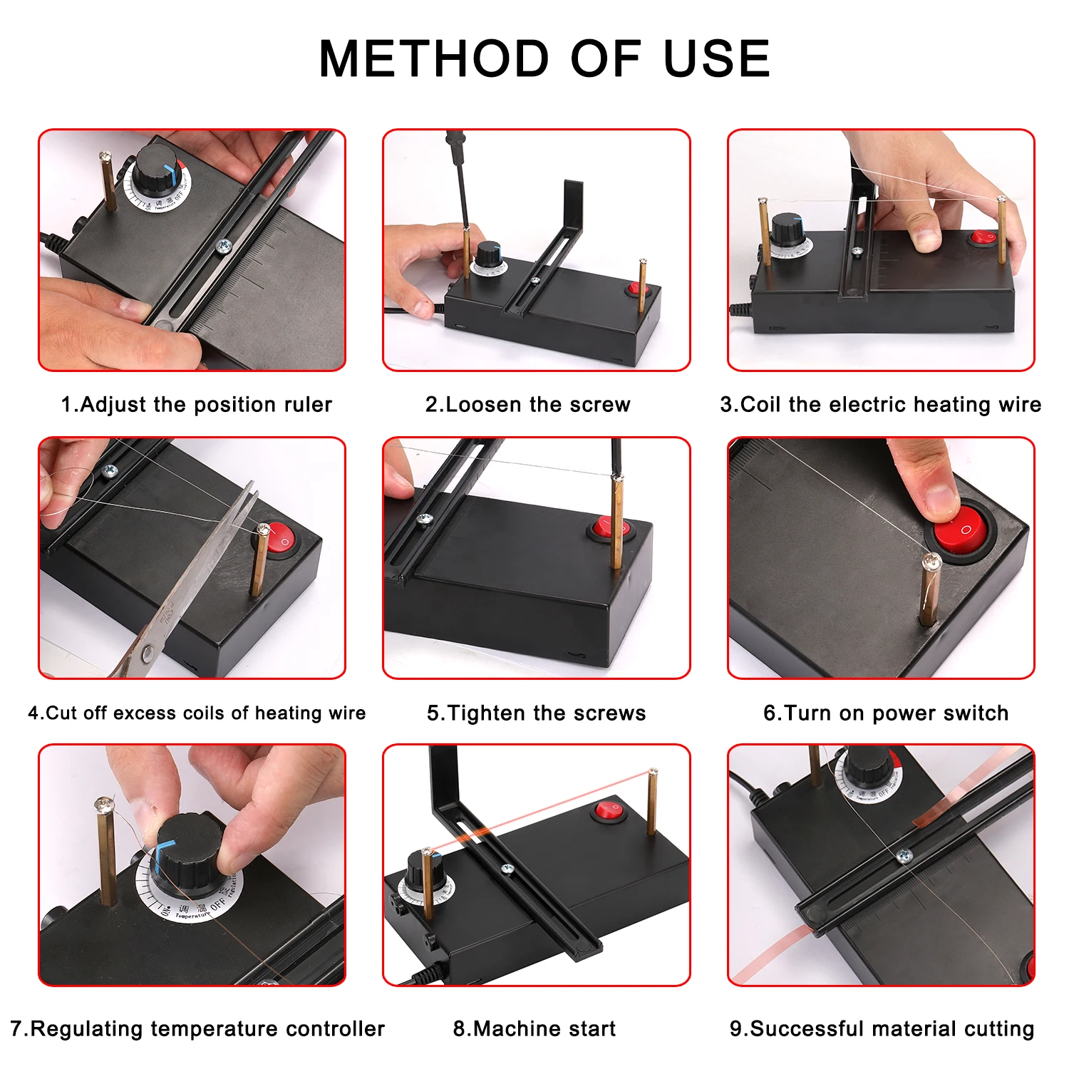 Small Hot Ribbon Cutter Machine DIY Manual Cuting Tool DIY Rope Band Craft  Home DIY Ribbon Cutter Machine Thermal Cutter - AliExpress