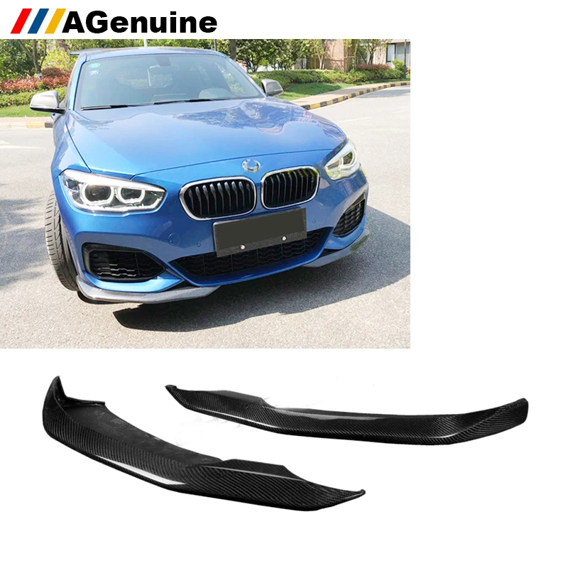 Автомобильный передний бампер из углеродного волокна для BMW 1 серии F20 M performance 2016 +