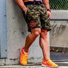 Новинка, мужские Брендовые повседневные шорты, хлопковые шорты для бодибилдинга, мужские летние шорты для бега, тренажерного зала, фитнеса, пляжа, мужская одежда