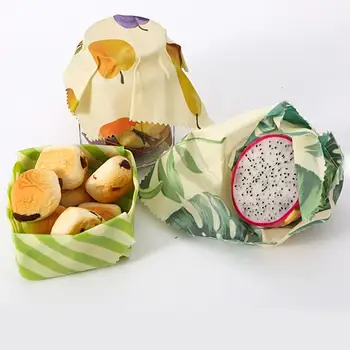 

Beeswax Food Wrapper Reusable Storage Wrap Sustainable Organic Sandwich & Cheese Food Wrapping Paper