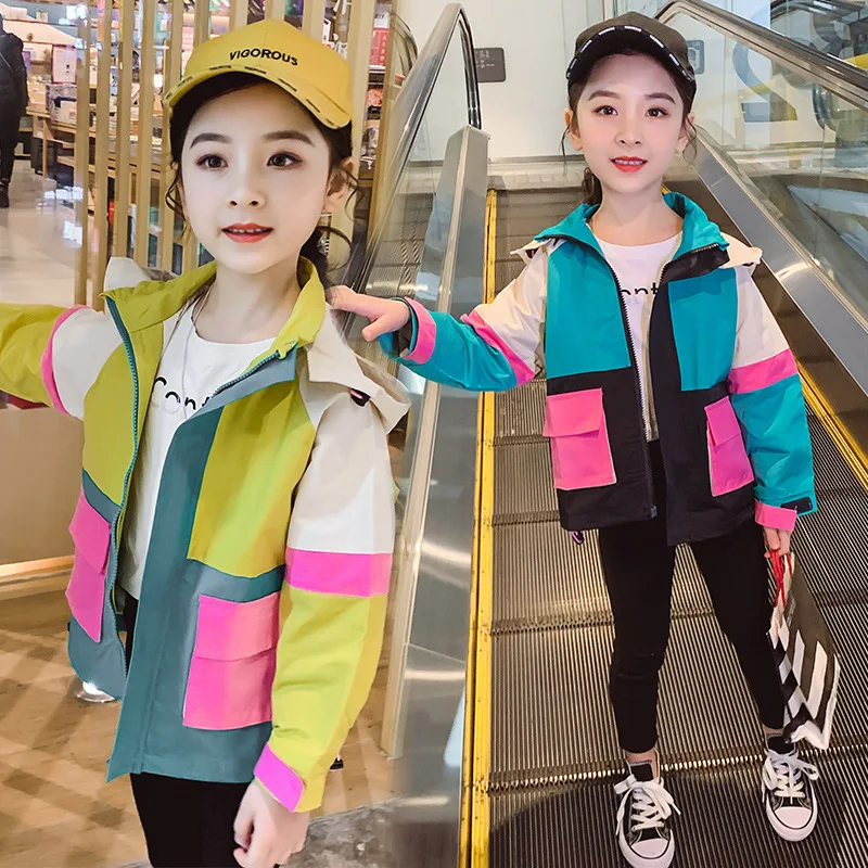 

Girl'S Coat Spring Clothing 2020 New Style Korean-style CHILDREN'S Jacket Children GIRL'S Spring And Autumn Western Style Networ