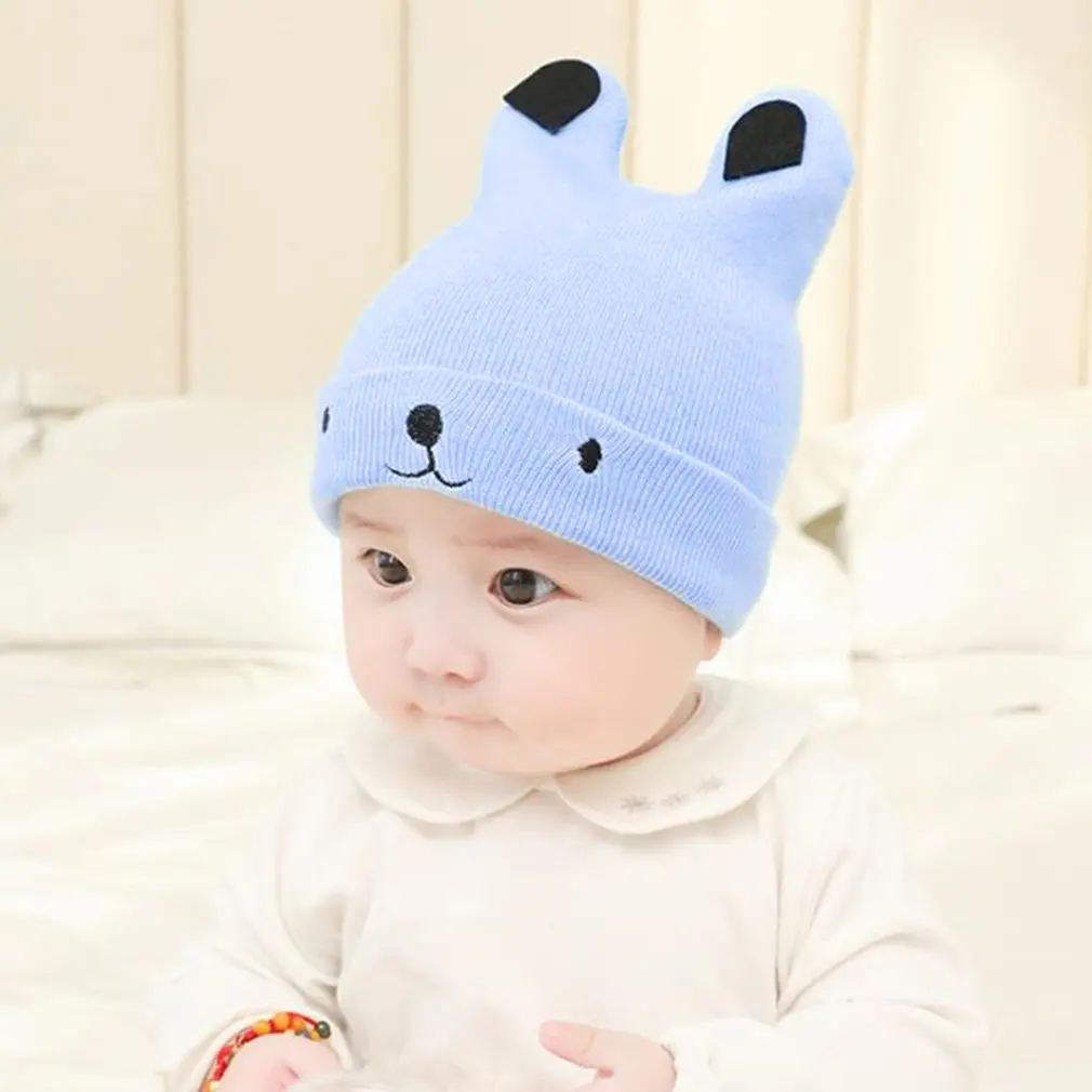 

Toddler Children Kids Girl&Boy Baby Cartoon Bear Warm Crochet Knit Hat Beanie Cap Hat Cartoon teddy bear Baby Knitted Hat