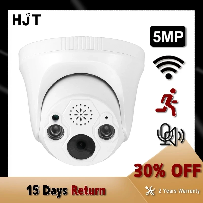 HJT Встроенная Wi-Fi камера 5 Мп/2 МП Starlight уровень ночного видения с обнаружением