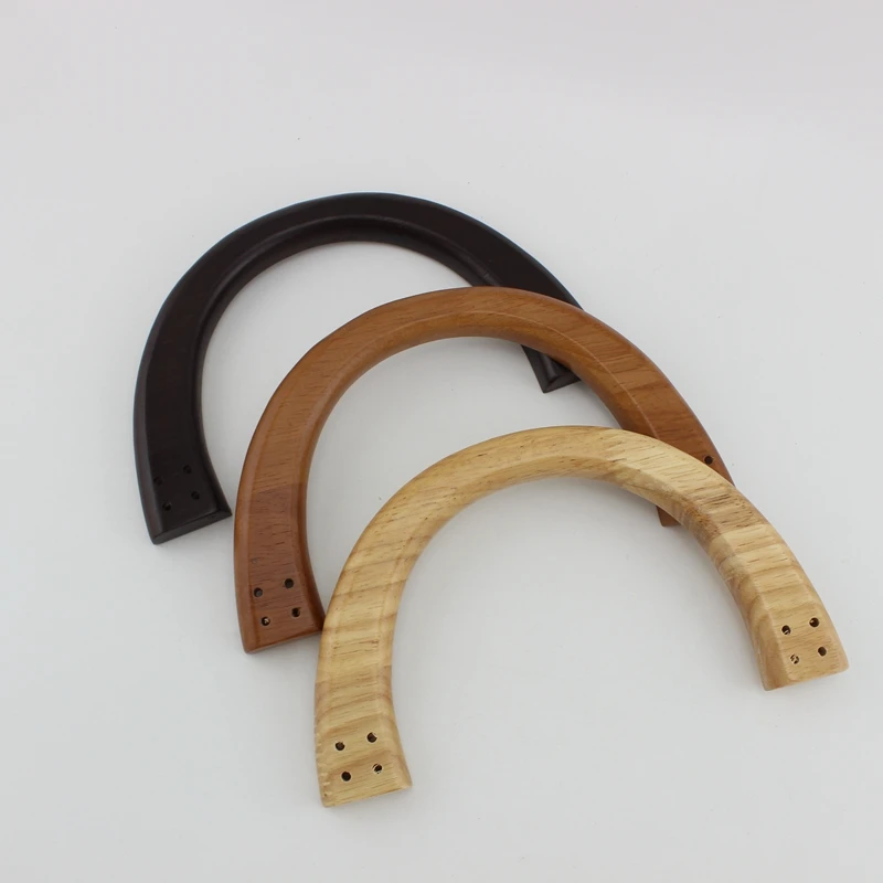 1 пара = 2 штуки 3 цвета 19X11cm X 4 отверстия сторона деревянные для сумок ручки швейные