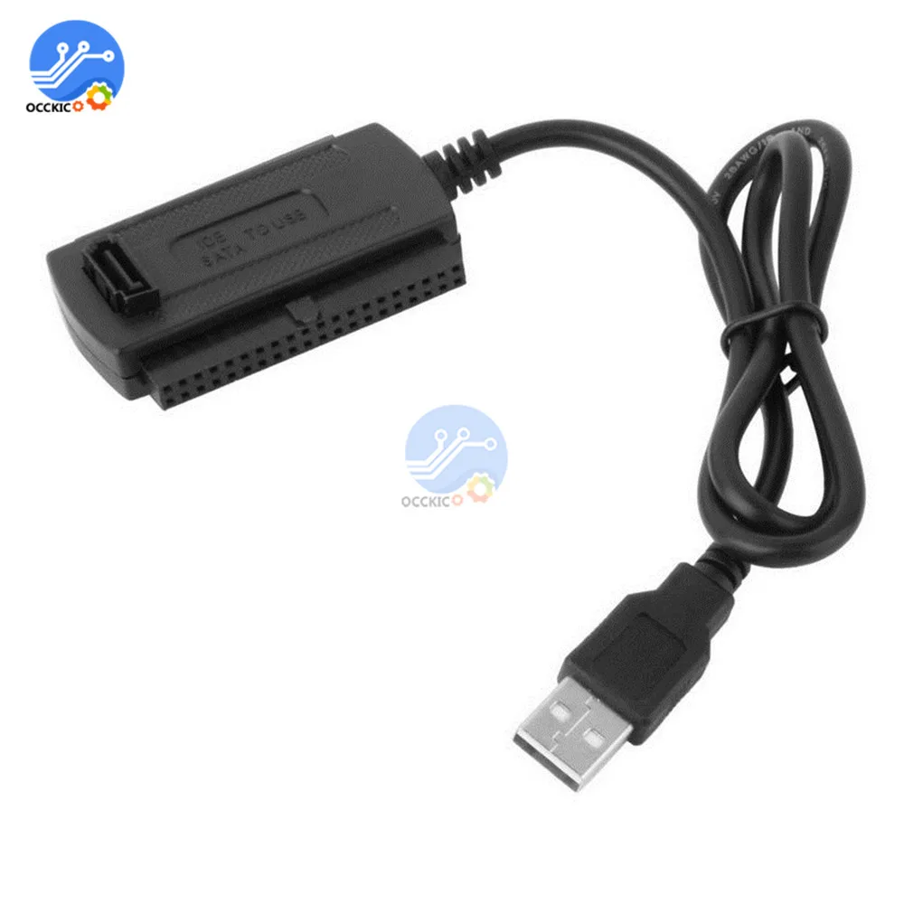 SATA PATA IDE для USB 2,0 адаптер Дата кабель для 2,5/3,5 Жесткий диск DVD конвертер Кабельная линия