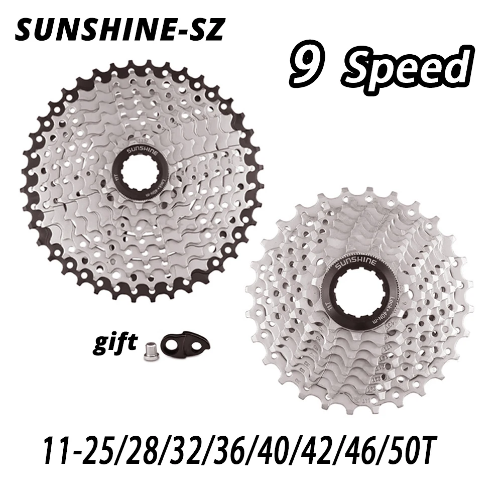 SUNSHINE MTB дорожный велосипед 9 скорость демонтажа кассеты свободного колеса