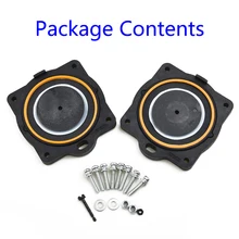 

2 Air Valves For HIBLOW HP-80 HP-60 Air Pump Diaphragm Reconstruction Kit 80PC000042P+6*Mounting Garden Tools Irrigation Waterin