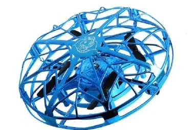 blue Высокое качество Летающий вертолет мини-Дрон RC НЛО Дрон Infraed индукционный самолет Квадрокоптер обновленная Горячая НЛО Дрон игрушки для детей - Цвет: blue