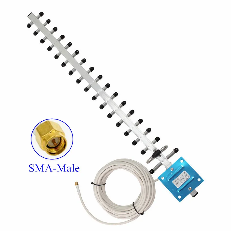 4G LTE antenna WIFI antenna SMA male WIFI directional antenna 20dBi 4G Router antenna 2500-2700Mhz with 10m for routers