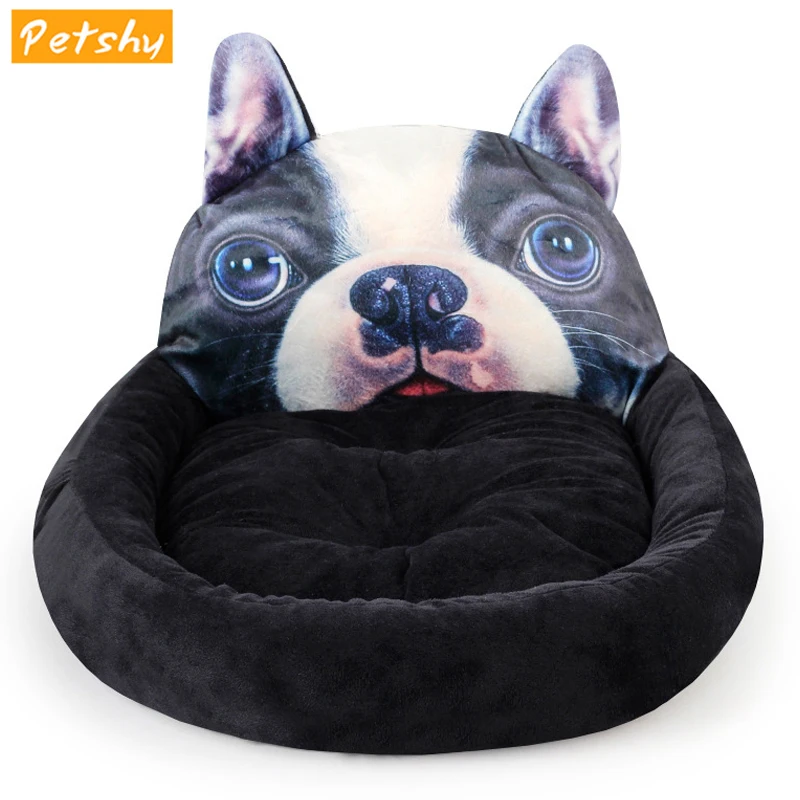 Petshy Plush Warm Lamb Cashmere Cat House Bed Puppy Kitten Small Dog Kennel Nest Sleeping Pad Mattress Pet Bed Cat Products