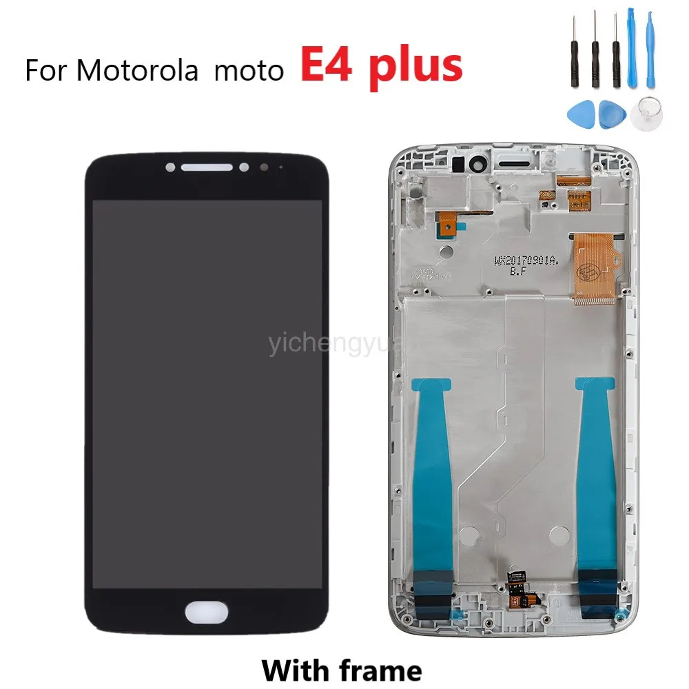 ЖК дисплей для Motorola Moto E4 Plus сенсорный экран рамка цифровой преобразователь