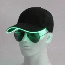 

New Glowing LED Light Up Baseball Hat for men and Women‘s Flash Rave Party hats street Hip Hop Bar Night Running Sport Hat