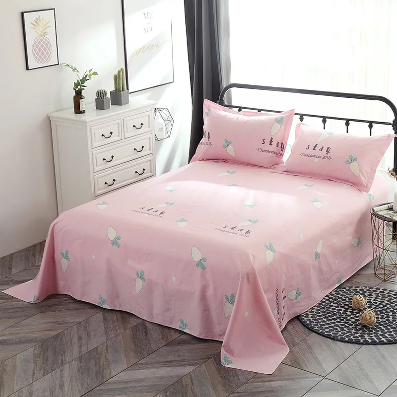 style7 3 шт., удобная простыня, мягкая розовая простыня с листьями,, постельное белье с 2 наволочками, стиль принцессы - Цвет: style7