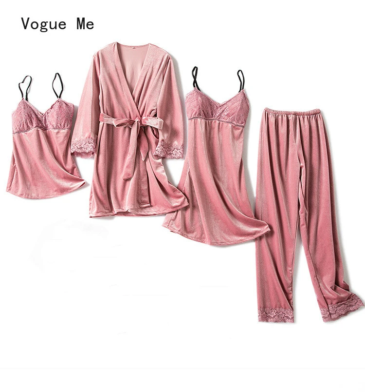 Suede pajama sets Clearance