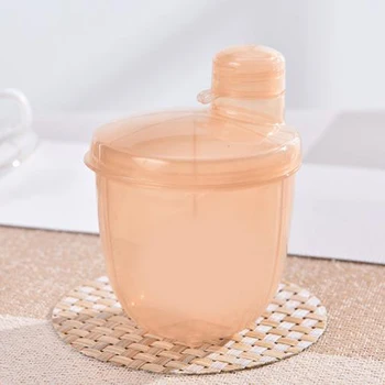 

Portable Travel Outdoor Leakproof Milk Powder Dispenser 3 Grid Baby Kids Infant Toddler Food Feeding Storage Boxes Holder