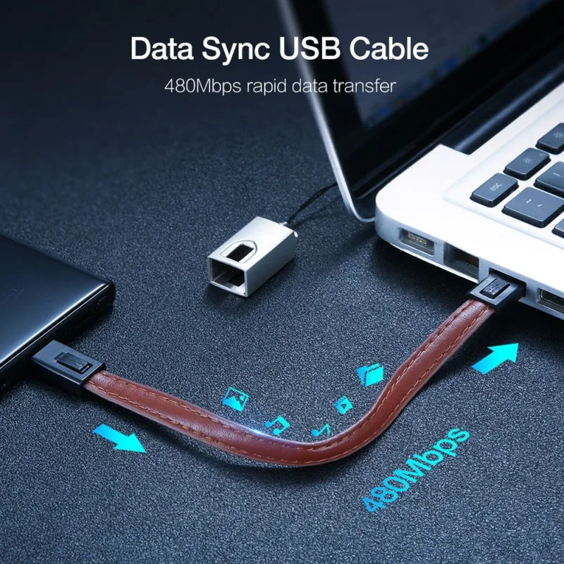Интерфейс type-c брелок с кабелем передачи данных Портативный зарядный быстрый заряд кабеля короткое зарядное устройство для ключей кабель type C подарок для мужчин и женщин