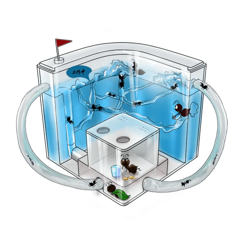 Ant workshop villa home ant castle ecological ant nest manor ant pet ant living ant queen