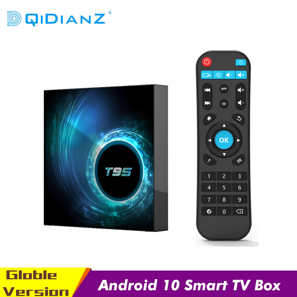 Приставка Смарт-ТВ PK H96 max ТВ-приставка с четырехъядерным процессором Android 10 T95 6K H616