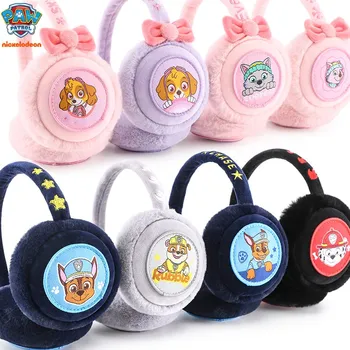 

2019 Genuine Paw Patrol Winter Warm earmuffs Cute Plush Ear Protectors cartoon Ears Cover Children toy Birthday Christmas gift