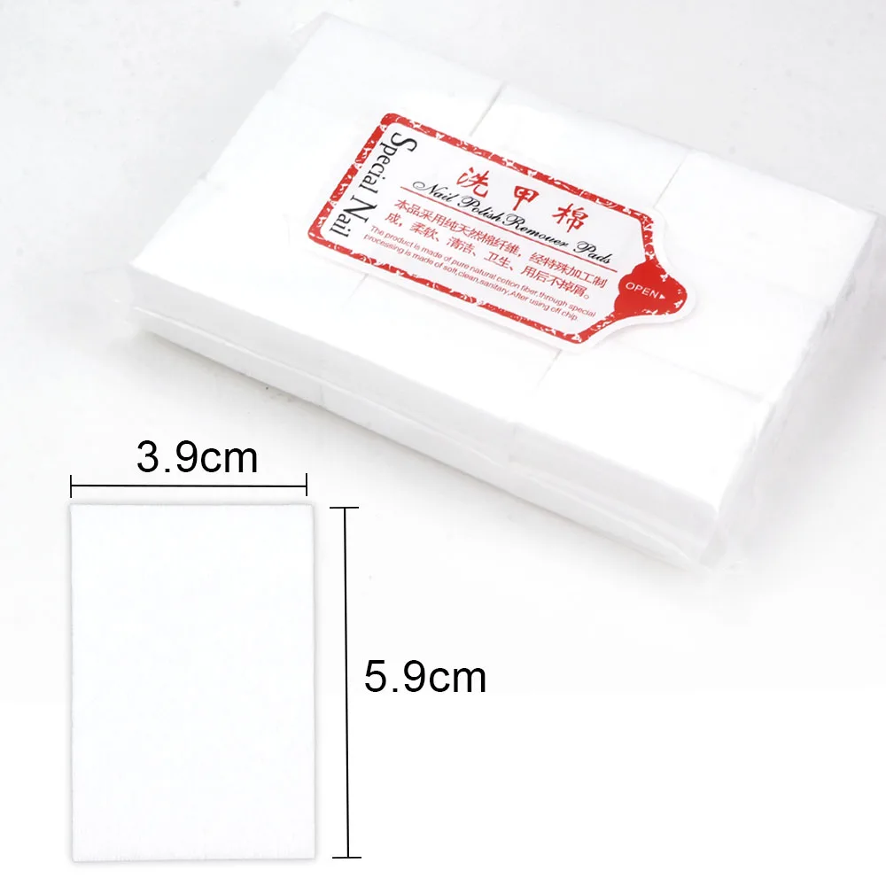 Nail Polish Remover Nail Gel Remover Nail Polish Remover Wipes Nail Cotton Pads Disposable Nail Pads Colorful Lint-Free Nails Napkins UV Gel Polish Remover Nail Wipes