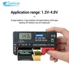 BT-168 Pro Digital Display Battery Tester Battery Checker Can Measure 18650 Batteries 9V 3.7V 1.5V Cell C D Batteries Tester 6