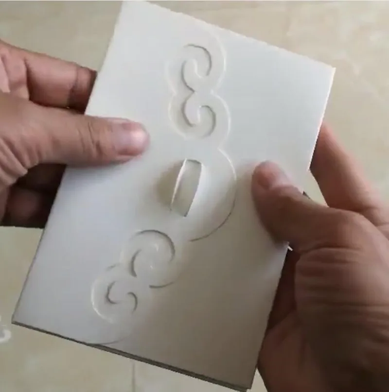  50pcs Black Blank Kraft Paper Envelope Bag DIY Multifunction Envelope Postcard Box Wedding invitati - 4000552677343