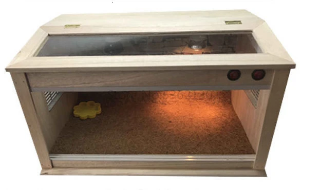 Черепаха, ящерица, паук, ежик и инкубатор для рептилий, pet box, pet box, чтобы отрезать Наклонный skylight - Цвет: Оранжевый