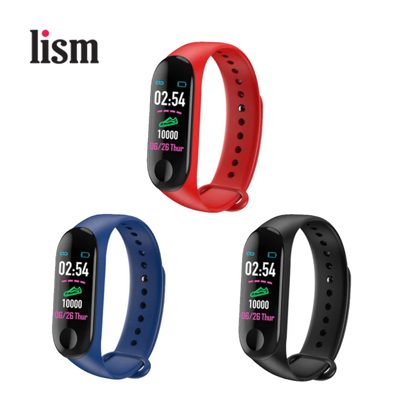 

Smartband Fitness tracker Bracelet Blood Pressure Heart Rate Monitor Waterproof Smart band Wristband Sports Smart Wristband New
