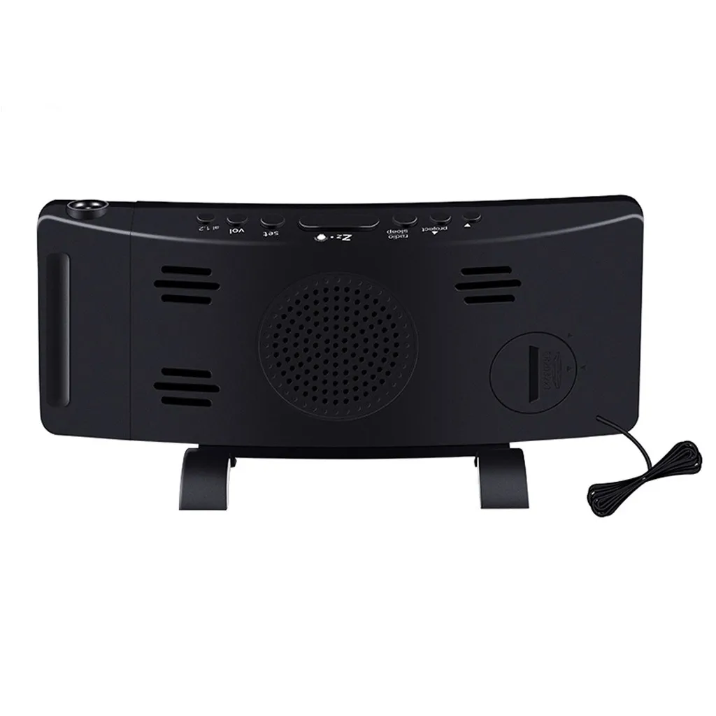 Проекционный будильник, цифровые часы, FM USB, двойные сигналы, переключение, 3 цвета, цифровой дисплей, будильник, будильник