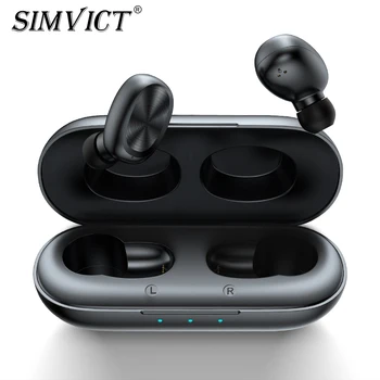 

SIMVICT W1P TWS Bluetooth 5.0 Earphones Wireless Running Earbuds HIFI Stereo Earphone In-ear Sports Headset with Mic for Phone