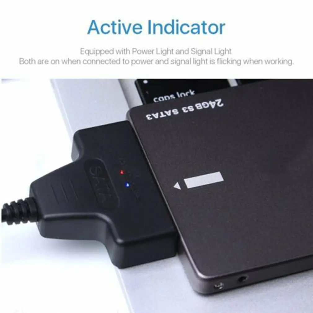 USB 3,0 SATA 3 кабель Sata к USB адаптер до 6 Гбит/с Поддержка 2,5 дюйма внешний SSD HDD жесткий диск 22 Pin Sata III кабель