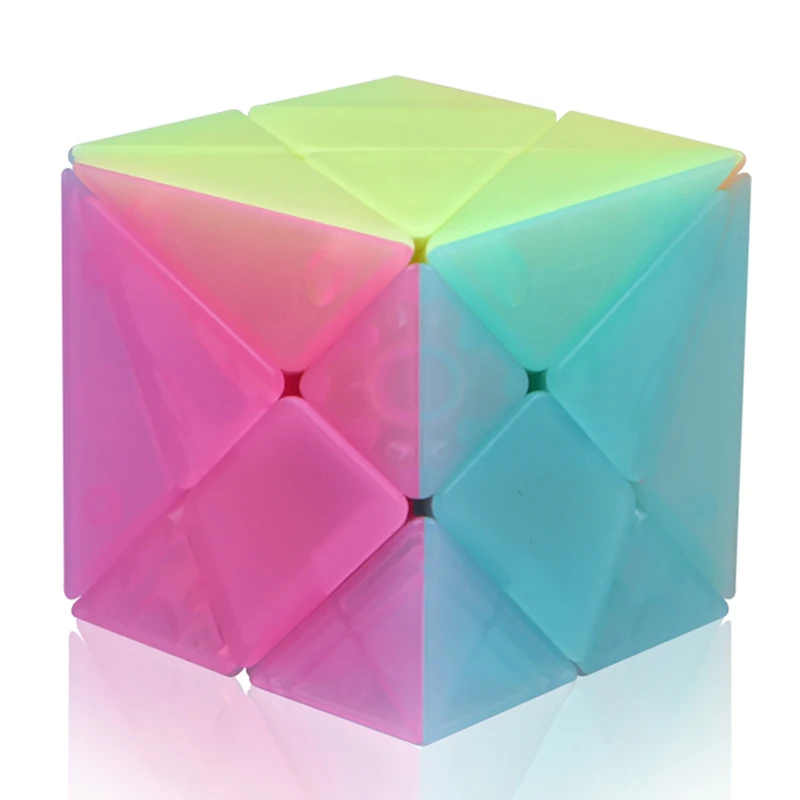 QiYi Jelly Axis Cube скоростной кубик для шара, Мини Волшебная головоломка, Игрушка антистресс Neo Cubo Magico для детей, взрослых, образовательные Подарки