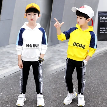 

Boys Clothes Children Outfits Kids Clothing Sets 2019 Spring Fall Autumn Teen Hoodie + Pants 2 to 13 Years