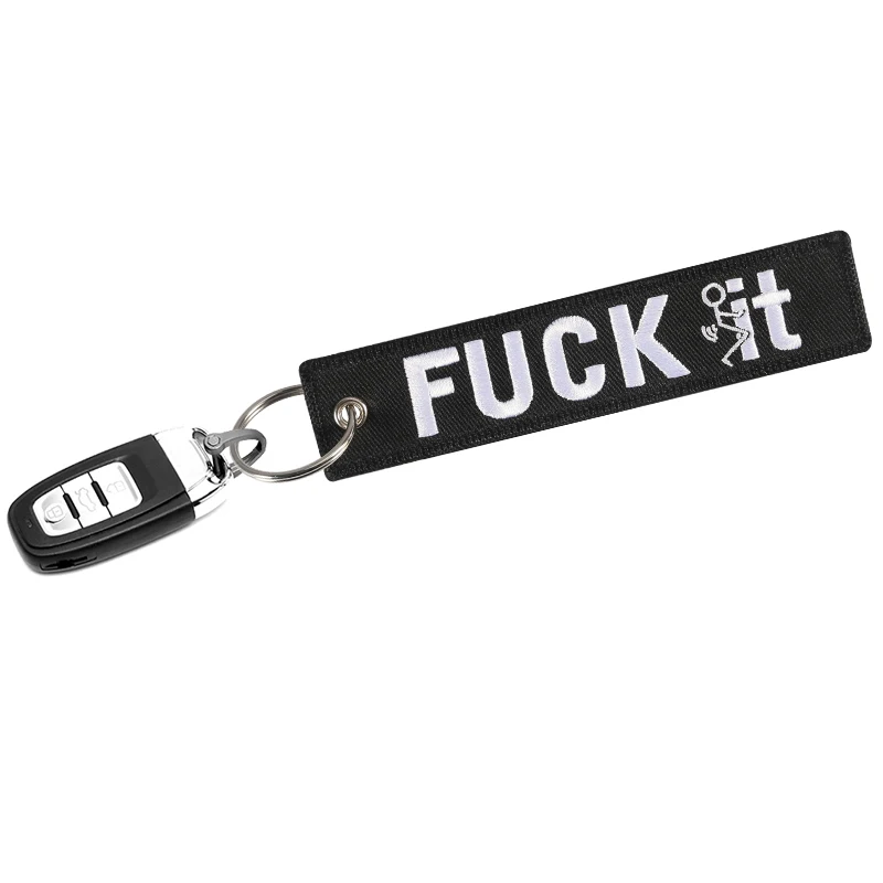 Fashion Jewelry Chaveiro Car Key Chain Black and White Key Holder for Cars and Motorcycles Car Key Ring Funny Keychains llavero (7)